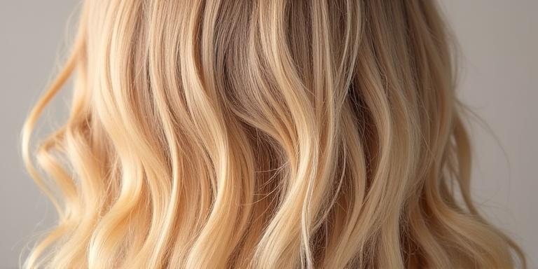 Balayage blond naturel
