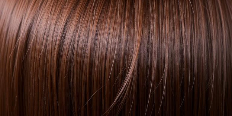 Coloration brune avec reflets