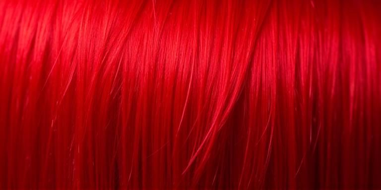 Coloration rouge vibrant